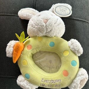 Koala Kids Bunny Plush with Carrot - Cream and Yellow